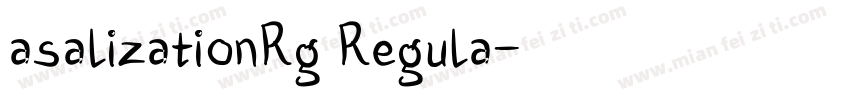 asalizationRg Regula字体转换